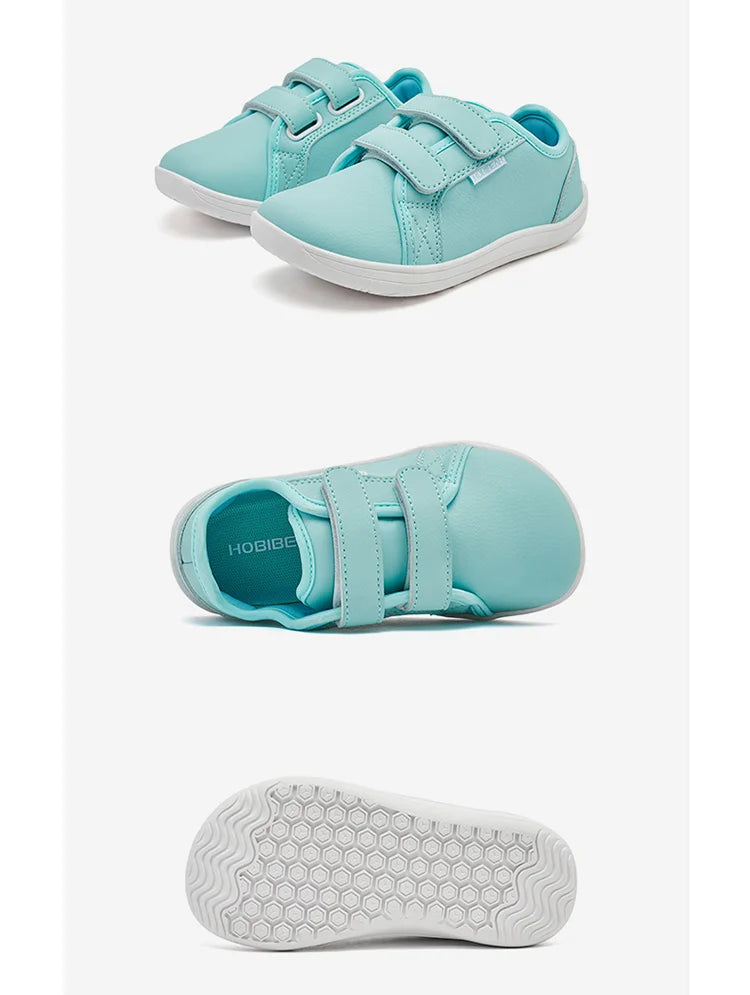 Chaussures Pieds Nus Enfant HOBIBEAR – Sneakers Minimalistes Bout Large Légères Garçon Fille