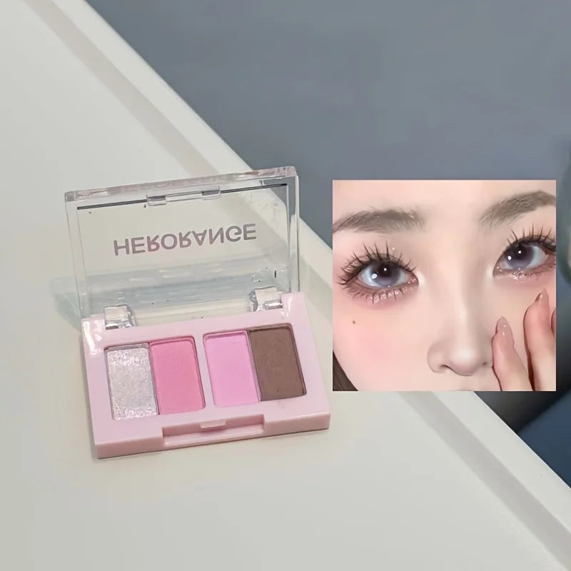 Kit Maquillage Mini 6 Pcs Herorange – Gloss, Lip Tint, Eyeliner, Blush & Fard à Paupières | Waterproof Longue Tenue