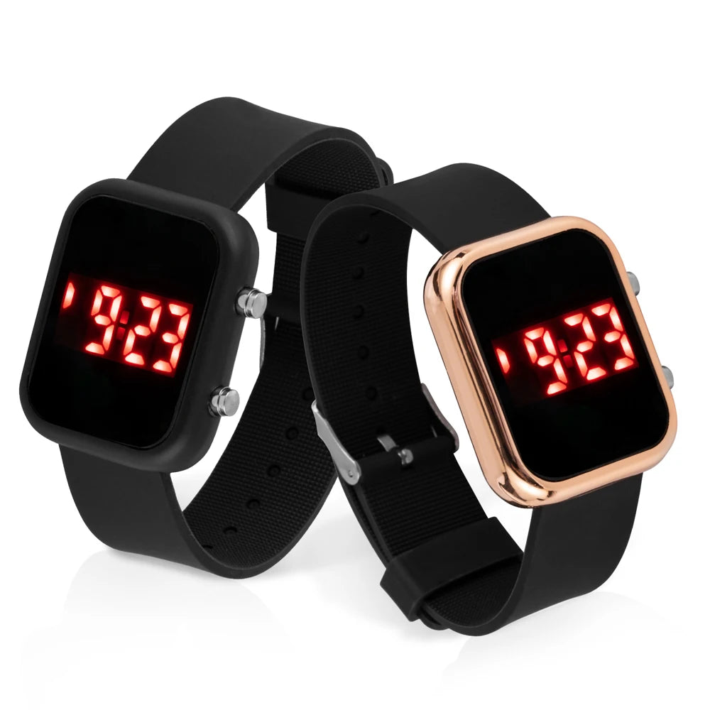 Montre LED Digitale Mixte Femme & Homme – Sport Fashion Luxe Tendance Bracelet