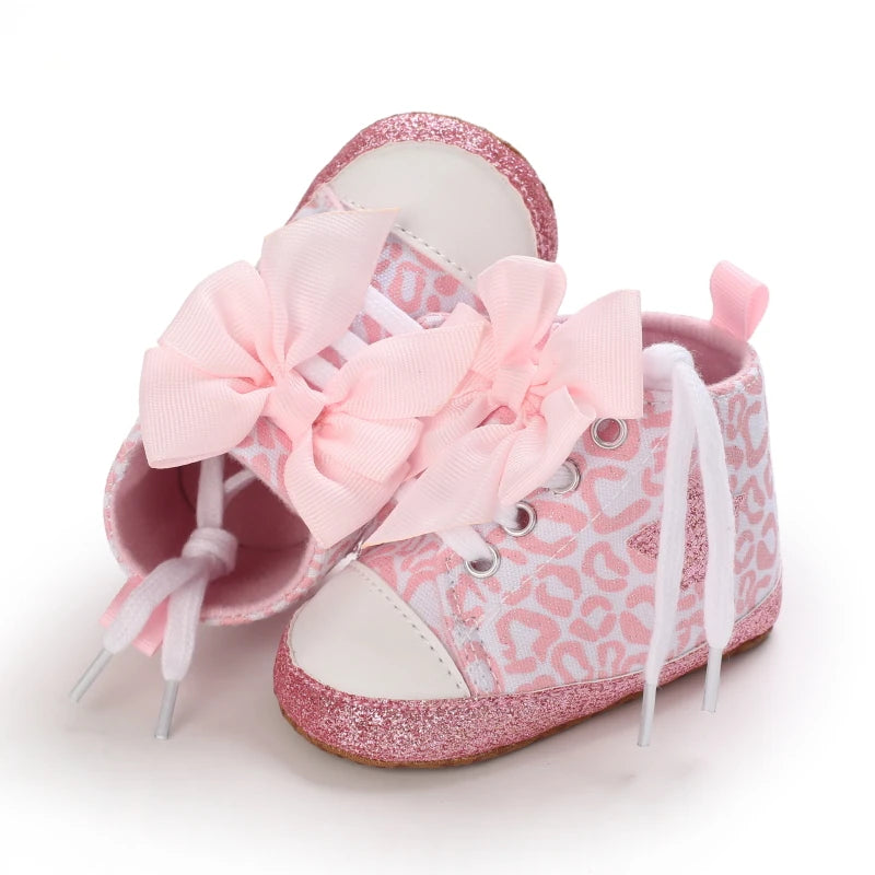 Chaussures Bébé Fille Rose Semelle Souple – Ballerines Légères Confortables Premiers Pas Casual