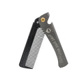 Peigne Pliable Barbe Moustache Massage – Brosse Cheveux Pocket Clip Fait Main Unisexe