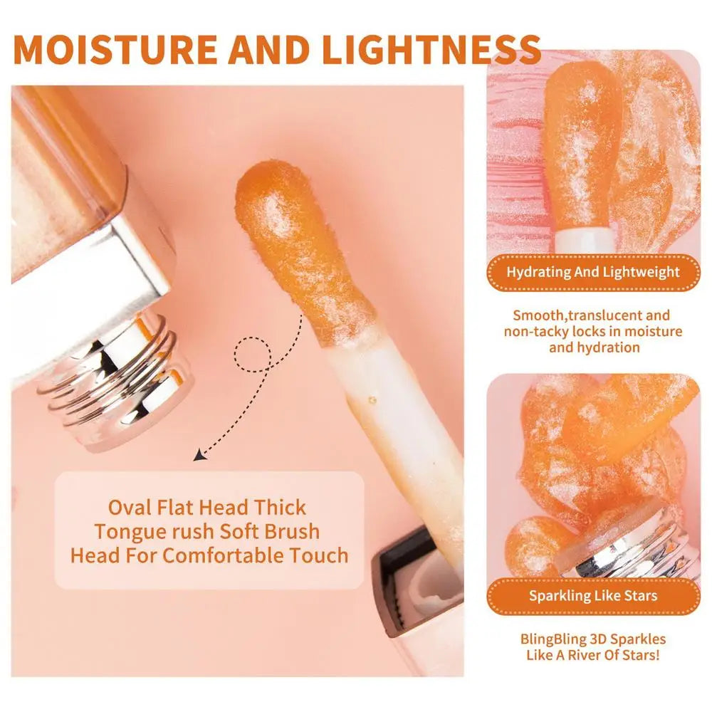 Huile à Lèvres Changeante de Couleur – Jelly Crystal Nacrée | Hydratante & Nourrissante
