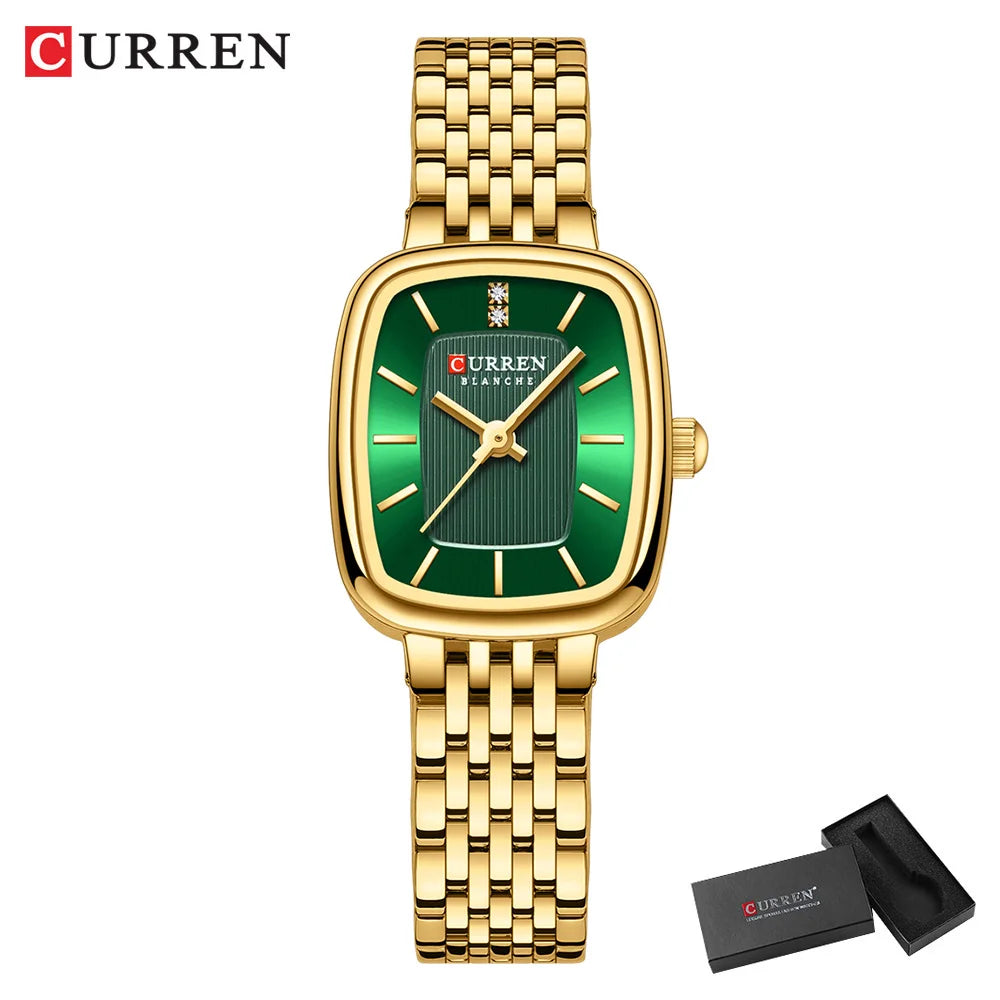 Montre Femme CURREN Dress Fashion Quartz – Bracelet Acier Simple Élégante Intemporelle