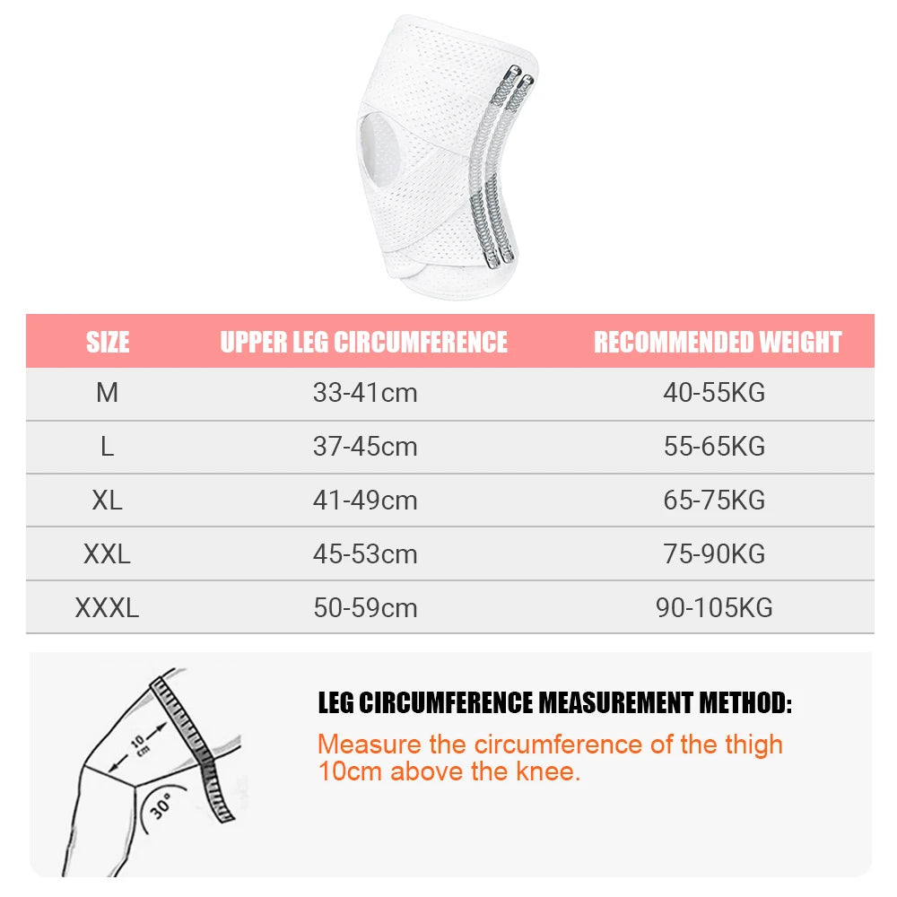 Genouillère Sport Élastique Compressive Unisexe – Maintien Articulations, Arthrite & Protection Genou | Fitness, Volley & Running