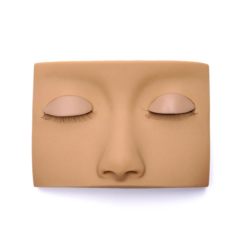 Tête Mannequin Entraînement Extension Cils – Yeux Amovibles & Faux Cils | Modèle Pratique