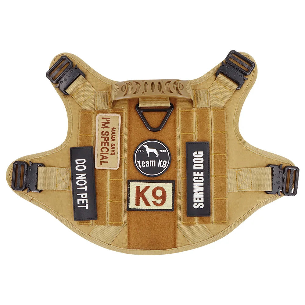 1 Piece Dog Patch for Service Dog Vest Cat Vest Removable Tactical Harness Service Dog Puppy Training Embroidered Patch