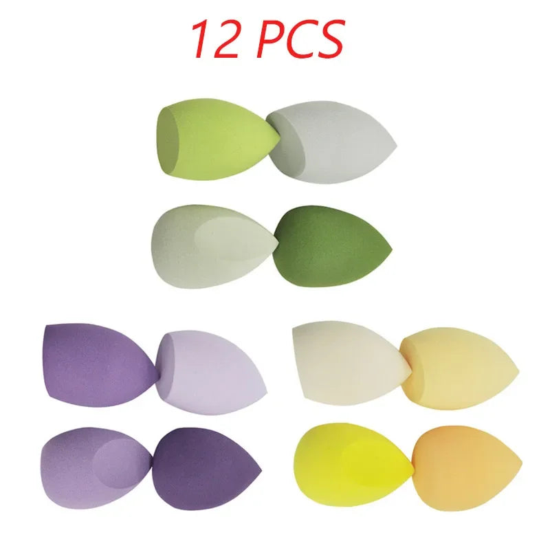 Lot 4 Éponges Maquillage Blender Puff – Fond de Teint, Poudre & Correcteur | Application Douce & Uniforme | Accessoire Beauté