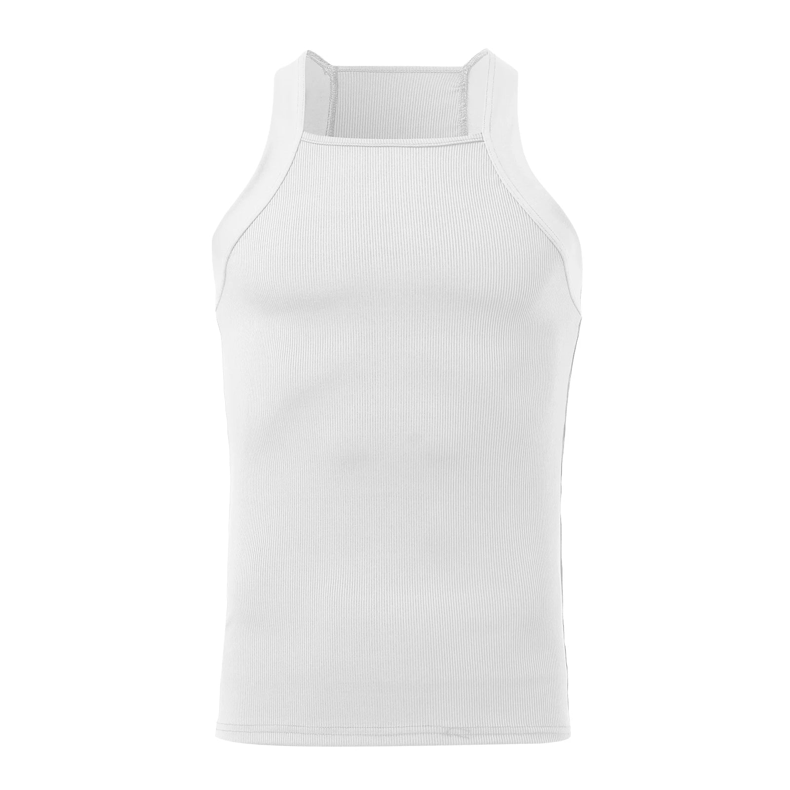 Débardeur Homme Sport Couleur Unie Col Rond Sans Manches Skinny Gym Streetwear Casual Fête S-5XL – Fitness Été | Mode Homme Premium