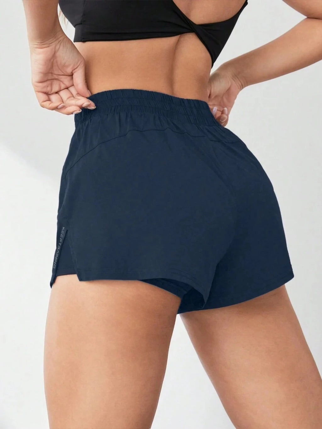 Short Yoga 2 en 1 Anti-Exposition Femme - Running, Fitness, Tennis & Casual