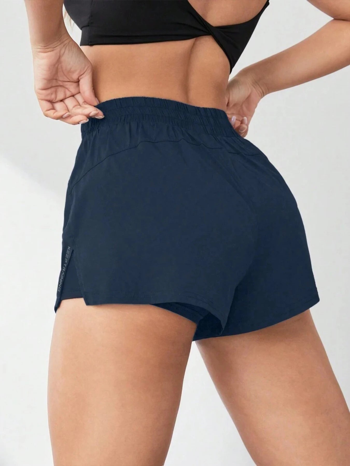 Short Yoga 2 en 1 Anti-Exposition Femme - Running, Fitness, Tennis & Casual