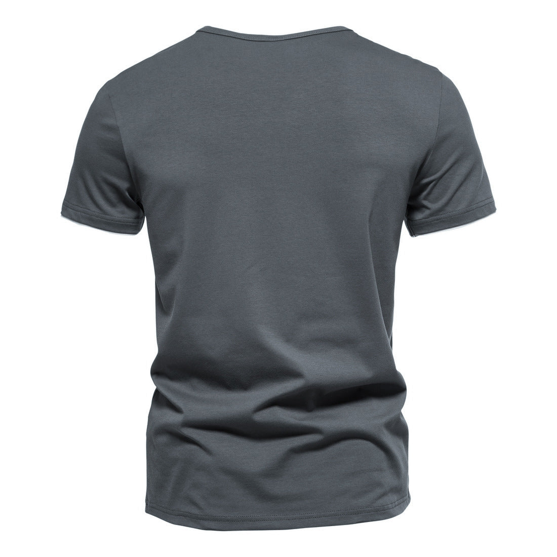 Herren Henley T-Shirt V-Ausschnitt Kurzarm Baumwolle Slim Fit Lässig Basic Sommer Bequem Atmungsaktiv Elegant Zeitlos – Premium Slim Henley T-Shirt | Premium Casual Herrenmode