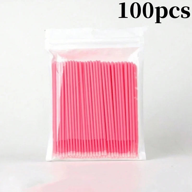 Micro Applicateurs Jetables Cils & Cosmétiques – Lot 100 à 400 Pcs | Cotons-Tiges Précision Maquillage