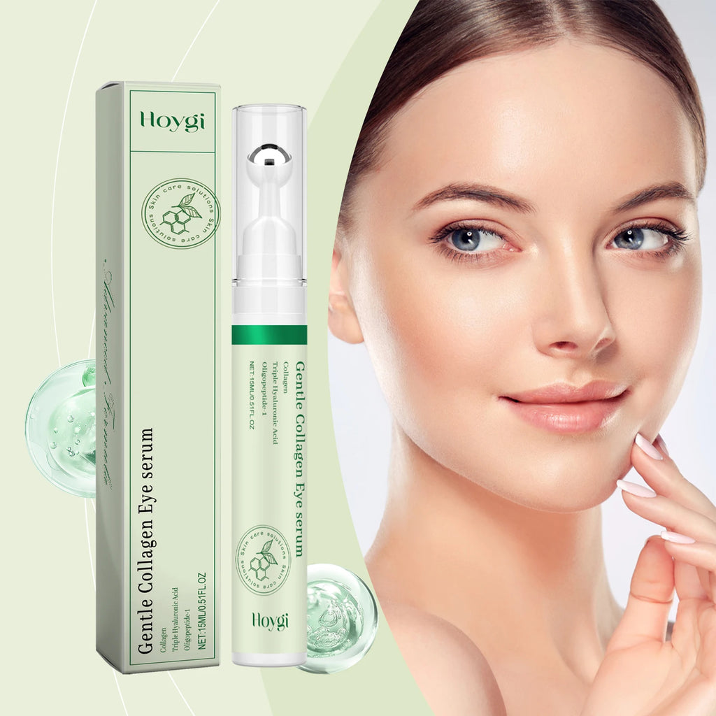 Sérum Contour des Yeux Collagène – Anti-Cernes Poches Gonflements Liftant Hydratant Roller