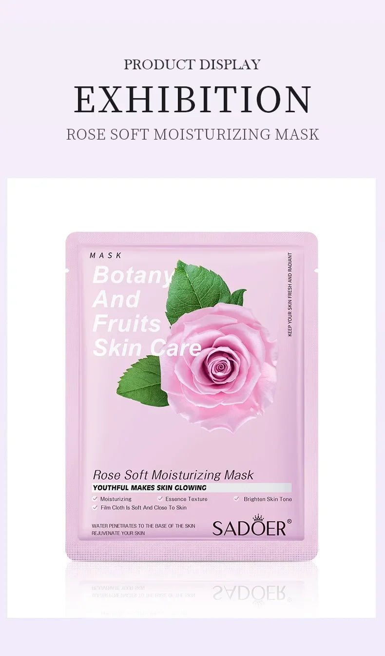 Set 8 Masques Visage Naturels - Hydratation & Fermeté K-Beauty