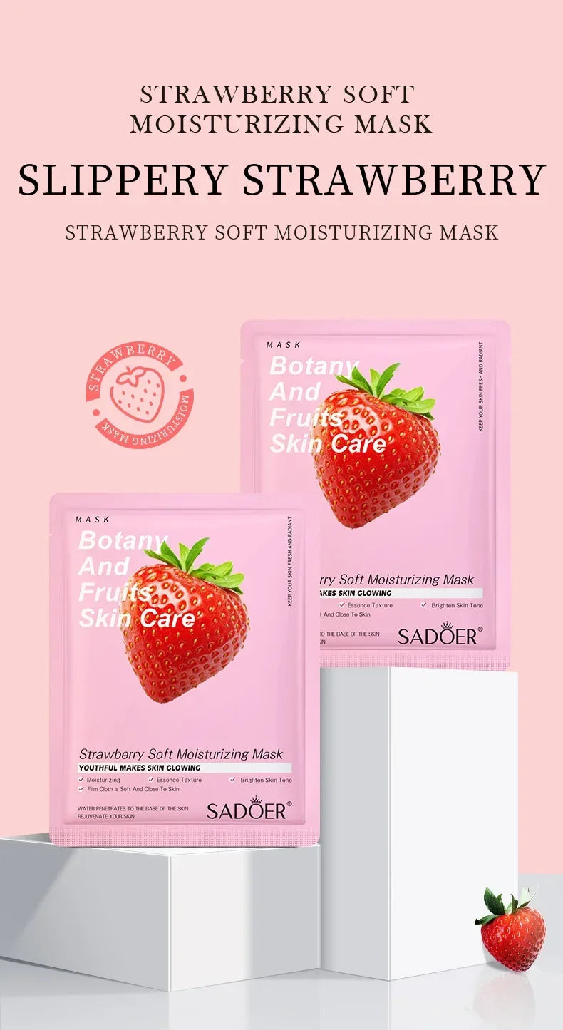 Set 8 Masques Visage Naturels - Hydratation & Fermeté K-Beauty