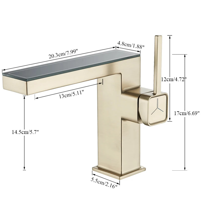 Robinet Lavabo Digital LED Gris – Affichage Température, Lumière LED, Mitigeur Eau Chaude & Froide | Salle de Bain High-Tech