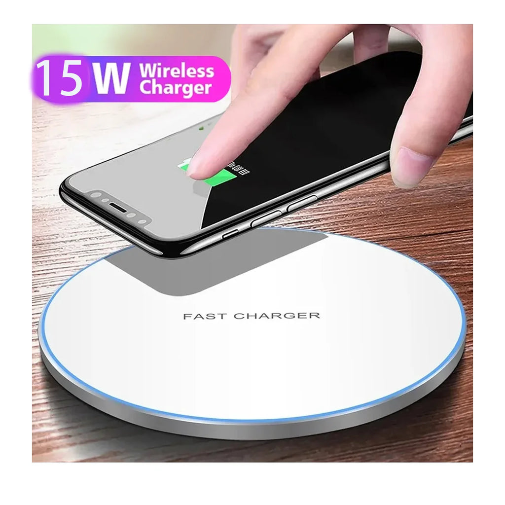 Chargeur Sans Fil Rapide Induction – Compatible iPhone 17-11 Samsung Xiaomi Huawei