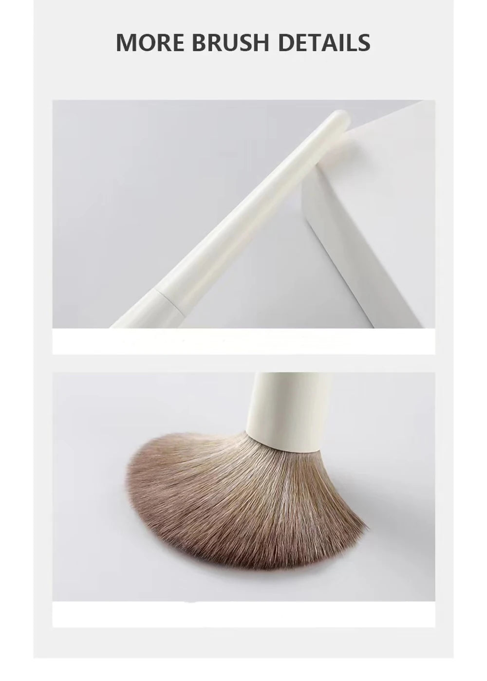 Set de Pinceaux Maquillage Ultra-Doux – Fard à Paupières, Fond de Teint, Poudre & Blush | Femme