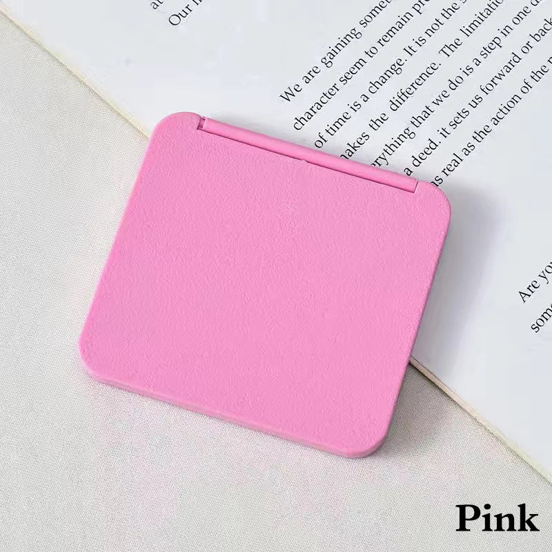 Miroir Maquillage Double Face Carré Portable – Mini Miroir de Poche Compact | Cadeau Fille Multicolore