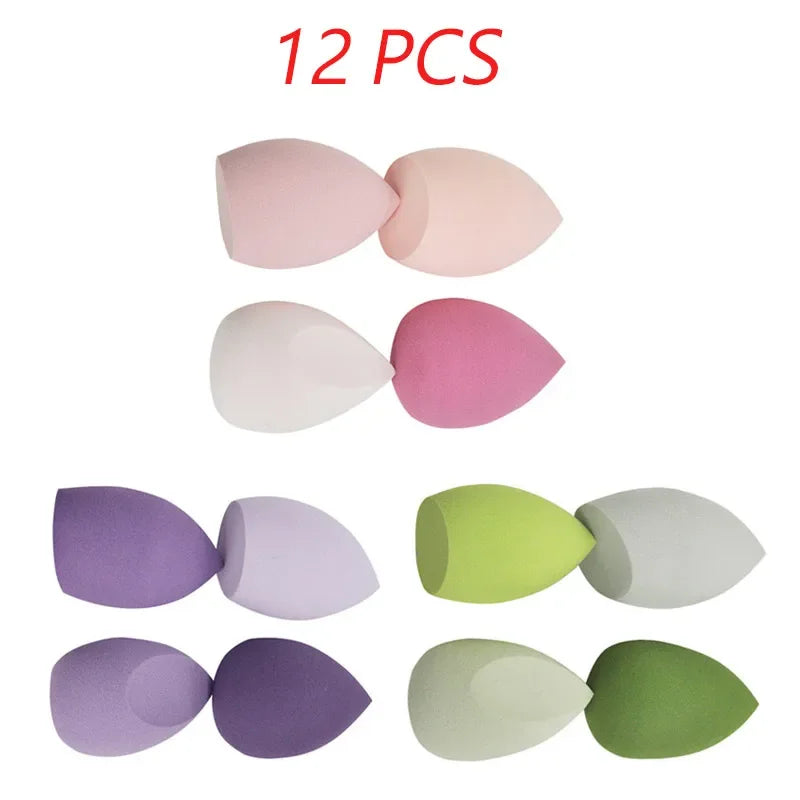 Lot 4 Éponges Maquillage Blender Puff – Fond de Teint, Poudre & Correcteur | Application Douce & Uniforme | Accessoire Beauté