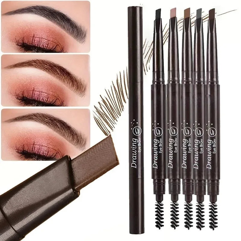 Crayon Sourcils Double Embout – Ultra-Fin Waterproof Longue Tenue | Maquillage Professionnel