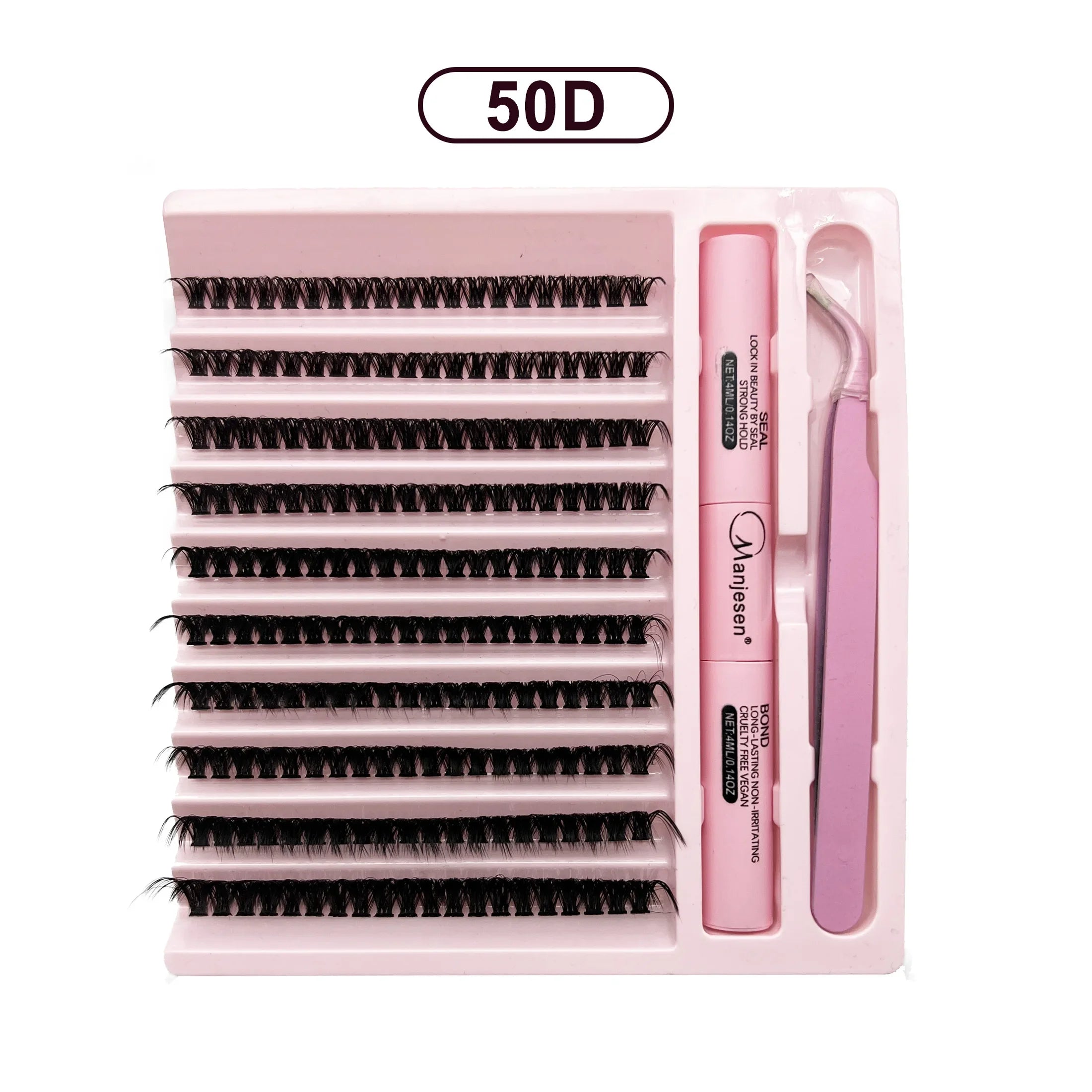 Kit Extension Cils DIY 200 Pcs – Clusters Lash Bond & Seal | Outils Collage Cils Accessoires Maquillage