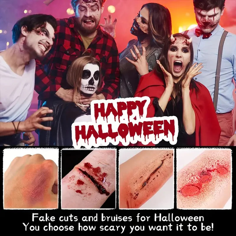 Palette Maquillage SFX 6 Couleurs Bleus & Ecchymoses – Zombie Réaliste Visage & Corps | Maquillage Halloween Costumes