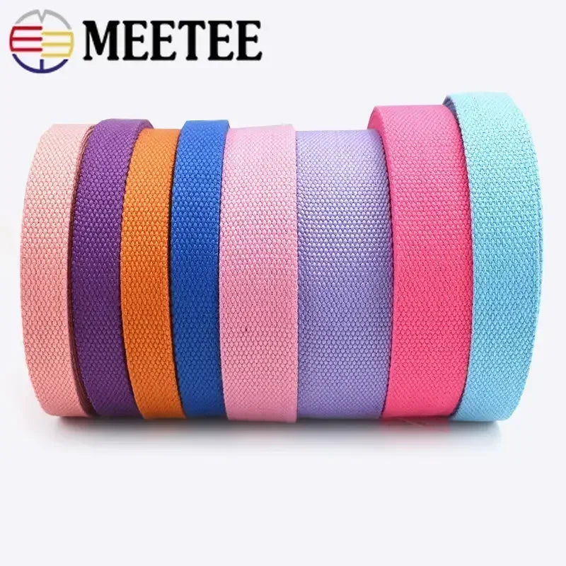 Sangle Coton 8M – Ruban Toile 20-50mm Couture DIY Sac Ceinture Bretelle Accessoires