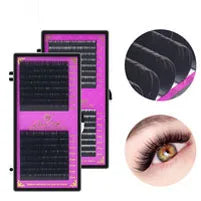 Extensions Cils Individuels ANNAFRIS Korean PBT 8-25mm – Matte Naturel Faux Vison | Fournitures Lashes Professionnel