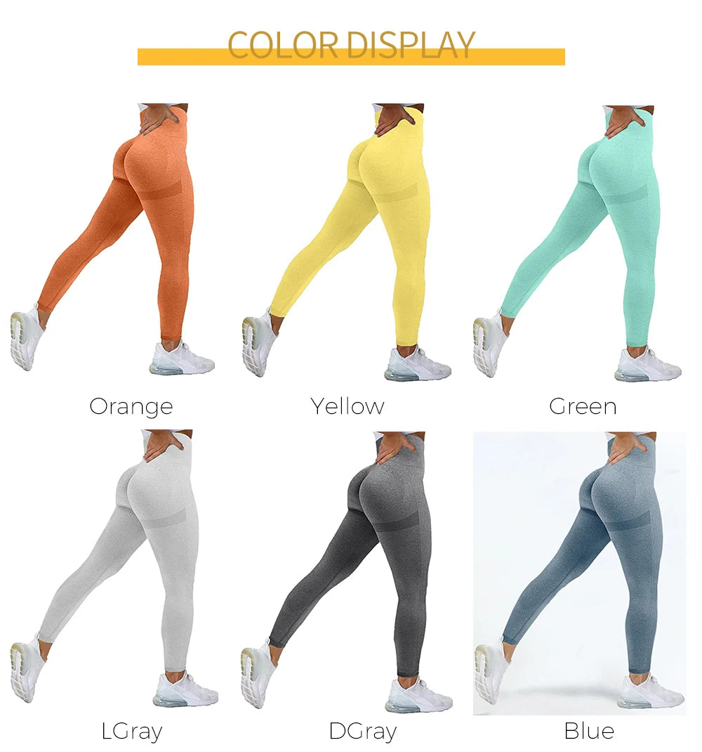 Legging Sans Coutures Taille Haute Push-Up Femme – Gainant, Sexy & Confortable | Gym, Fitness & Sport