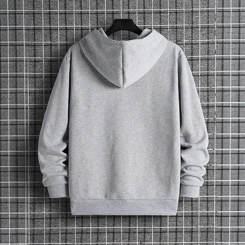 Hoodie Homme Couleur Unie Qualité Premium Capuche Casual Fashion Pullover Maison Outdoor Confortable Intemporel | Sweatshirt Capuche Premium