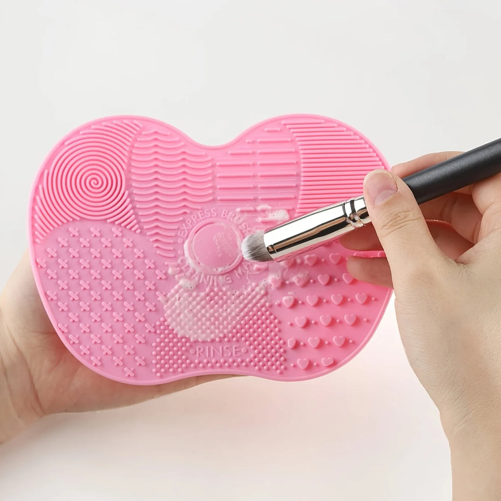 Pad Nettoyage Pinceaux Maquillage Silicone – Forme Pomme | Ventouses & Sans Forméhyde