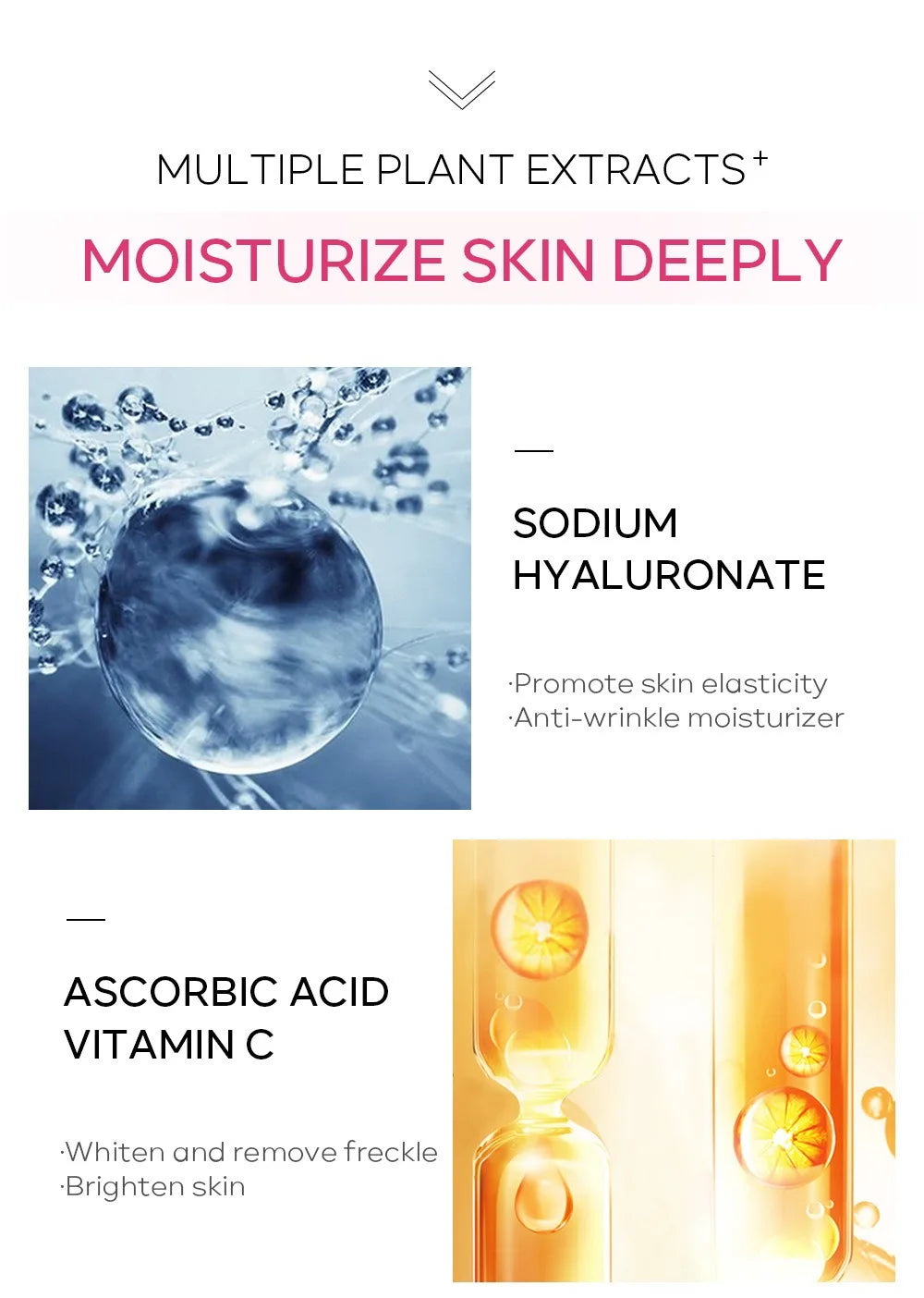 Essence Visage Sakura Laikou 17ml – Éclat Anti-Rides Hydratante Raffermissante Blanchissante