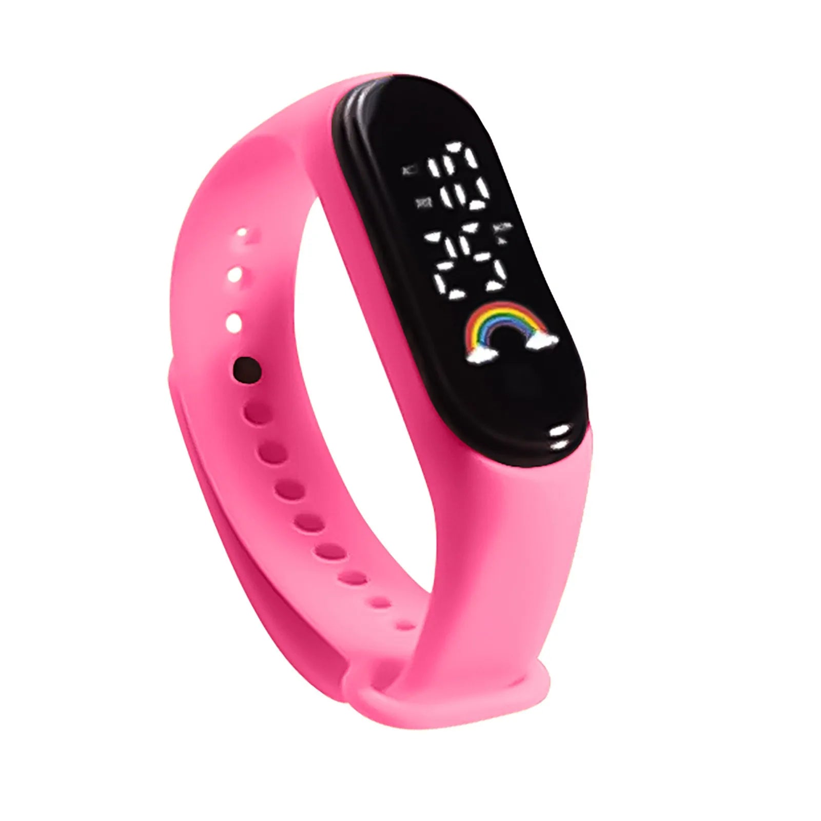Montre Enfant Fille Garçon LED Tactile Sport – Bracelet Électronique Étanche Tendance 2025