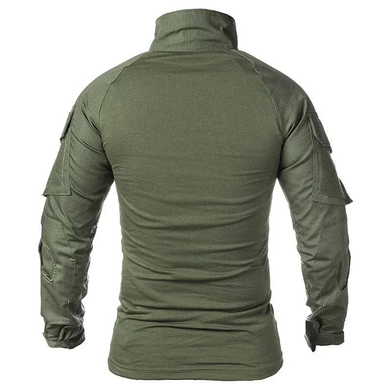 T-Shirt Tactique Homme Airsoft Combat Armée Paintball Chasse Respirant Outdoor Militaire | T-Shirt Tactique Outdoor Premium