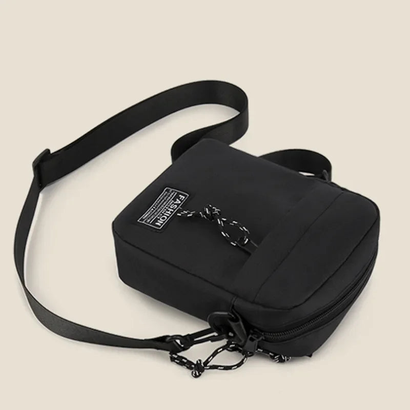 Petit Sac Carré Oxford Unisexe – Sacoche Bandoulière Crossbody Casual Homme Femme