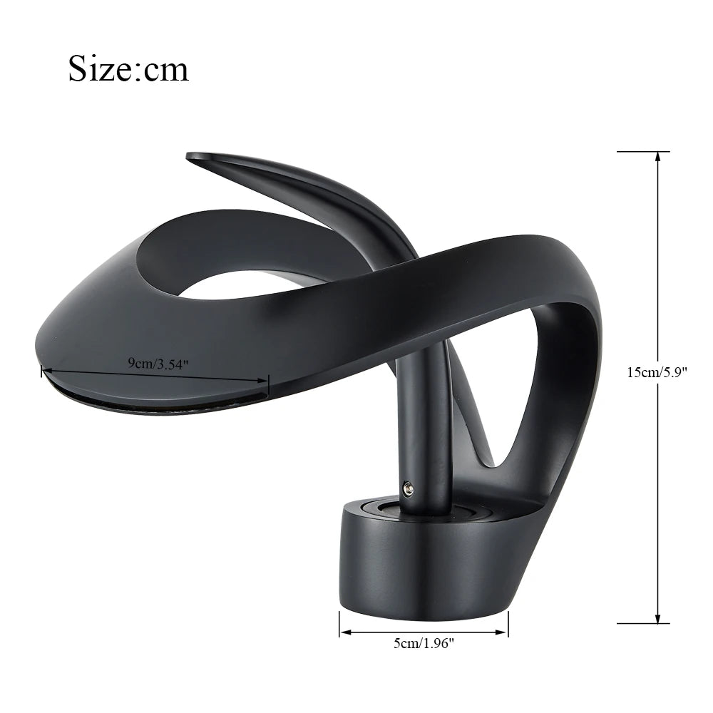 Black Brass New-Style Basin Faucet Bathroom Mixer Tap Hot Cold Water Deck Mounted Gold Luxury Sink Faucet