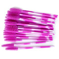 Lot 50/100 Brosses Cils Jetables Arc-en-Ciel – Mascara Wand Applicateur Extension Cils & Sourcils | Outil Maquillage