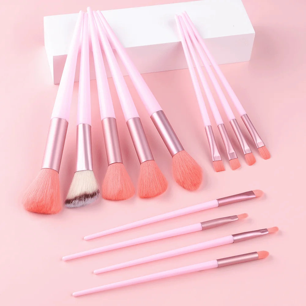 Set de Pinceaux Maquillage 13 Pièces - Synthétiques Premium