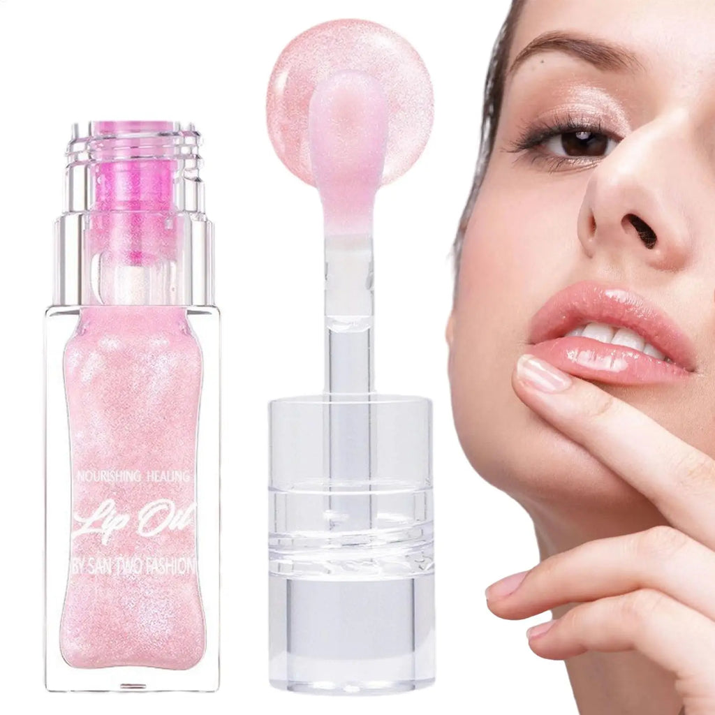 Huile à Lèvres Changeante de Couleur – Jelly Crystal Nacrée | Hydratante & Nourrissante
