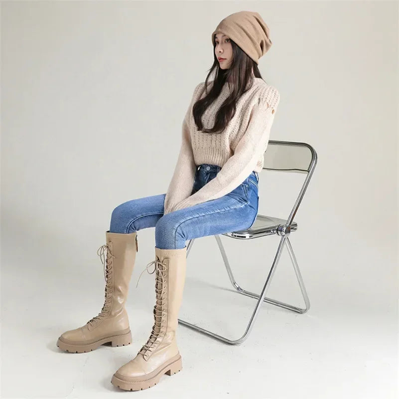 Jean Femme Thermique Skinny Taille Haute Chaud Polaire Stretch Denim – Pantalon Crayon Hiver Neige Confortable | Mode