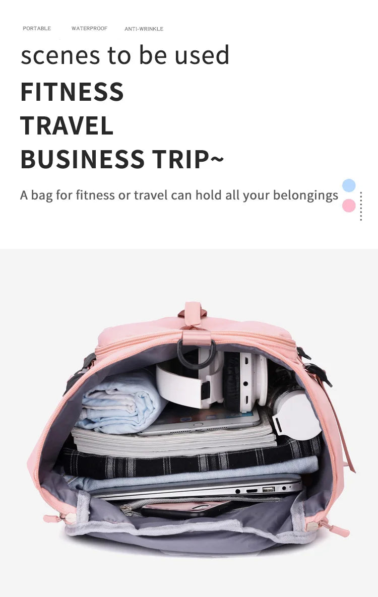 Sac à Dos de Voyage Grande Capacité – Multifonction Sport, Fitness & Weekend | Épaule Portable & Tendance | Rangement Optimisé