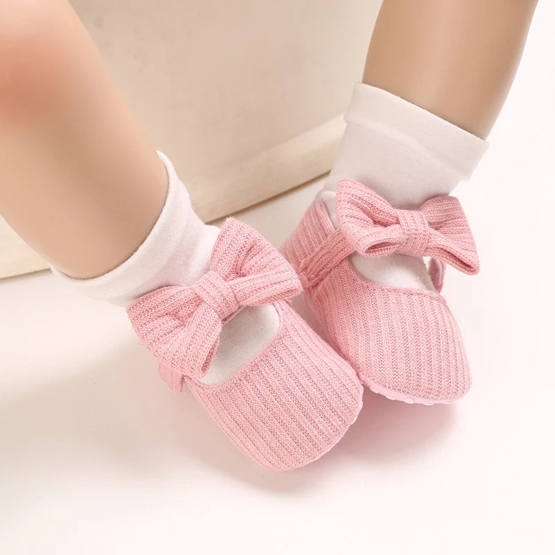 Chaussures Bébé Fille Rose Semelle Souple – Ballerines Légères Confortables Premiers Pas Casual