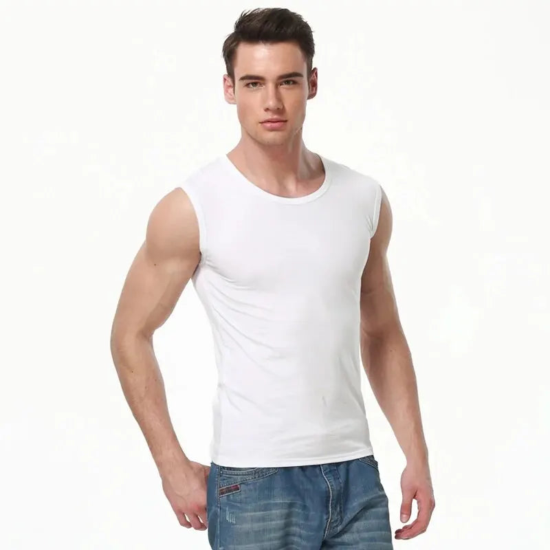 Lot 1/3/5 Débardeurs Homme Coton Sans Manches Slim Sport Fitness Respirant Larges Bretelles | Débardeur Coton Sport Premium