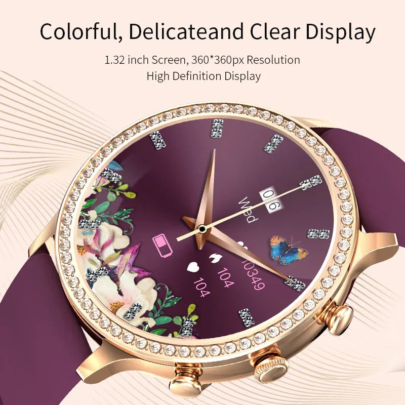 Montre Connectée Femme LIGE 2026 – Appels Bluetooth, Cadran Personnalisable & Suivi Cardio | Étanche Sport & Fitness | Cadeau Femme