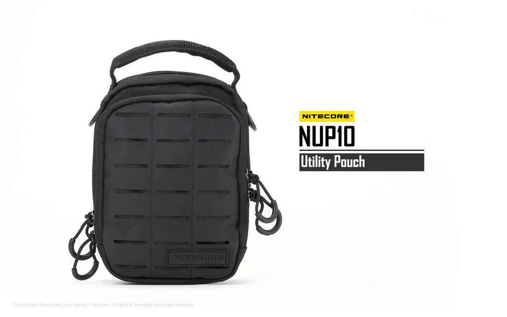 Sac Tactique NITECORE NUP10/NUP20 – Bandoulière Nylon 1000D Molle Crossbody Ceinture Homme Femme