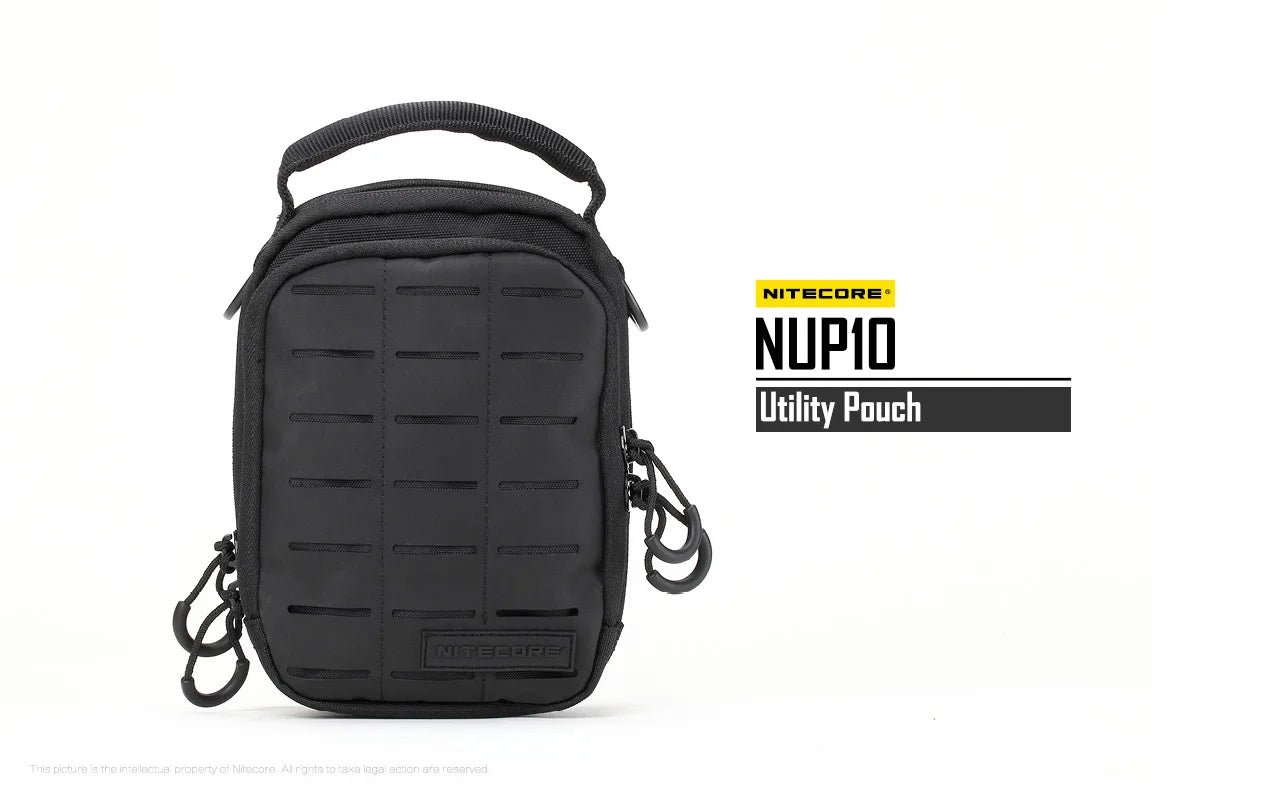 Sac Tactique NITECORE NUP10/NUP20 – Bandoulière Nylon 1000D Molle Crossbody Ceinture Homme Femme