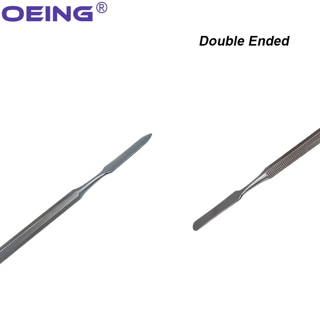 Spatules Mélange Inox Double Embout – Lot 3 Pcs | Nail Art, Maquillage & Dentaire