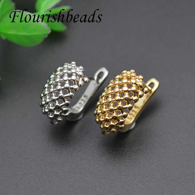 Ohrhaken Ohrringe 18k Gold Anlaufgeschützt Packung 30 Stk. – Glattes Premium-Finish | DIY Schmuck Zubehör für Hochzeit, Weihnachten & Bastelarbeiten