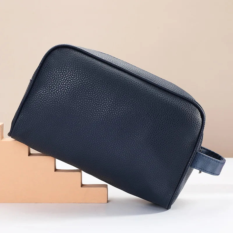 Trousse Toilette Homme Personnalisée – Grande Capacité Voyage Zipper | Cadeau Homme